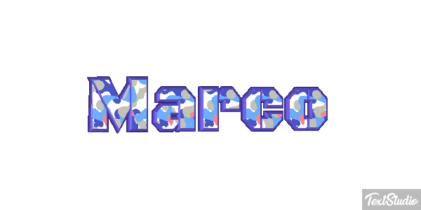 Marco Text effect