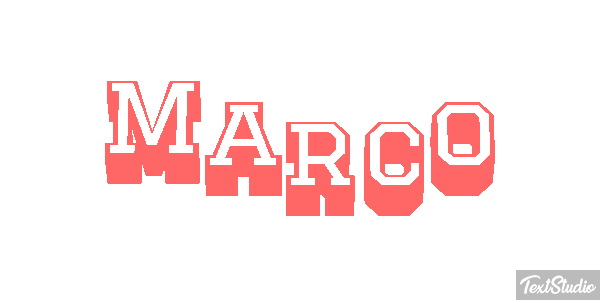 Marco Text effect