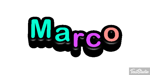 Marco Text effect