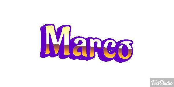 Marco Text effect