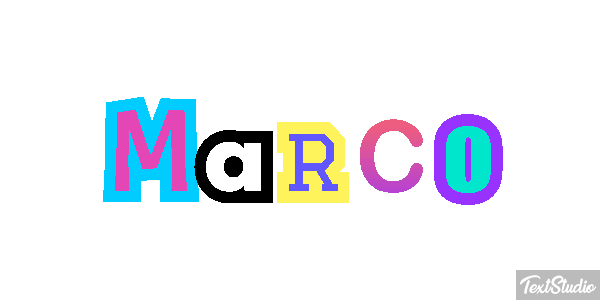 Marco Text effect