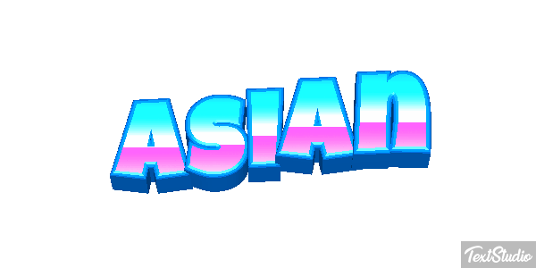 Asian Effet de texte