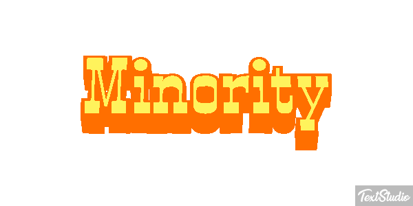 Minority Text effect