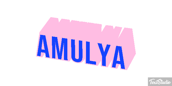 Amulya Text effect