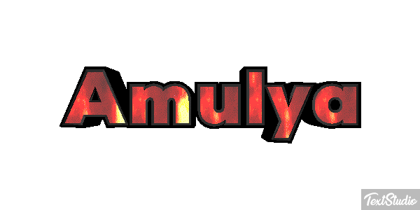 Amulya Text effect