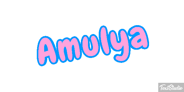 Amulya Text effect