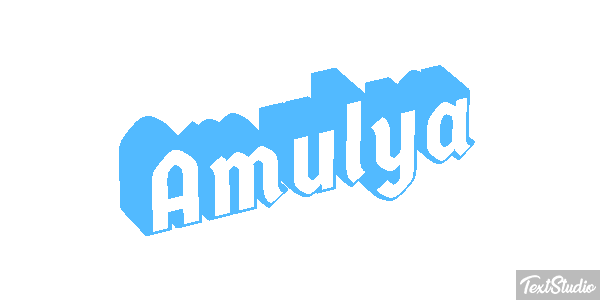 Amulya Text effect