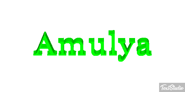 Amulya Text effect