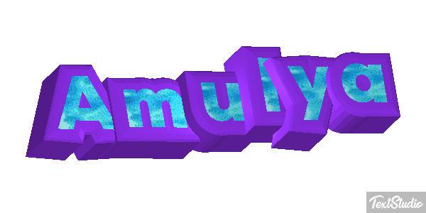 Amulya Text effect