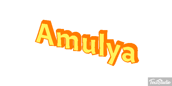 Amulya Text effect