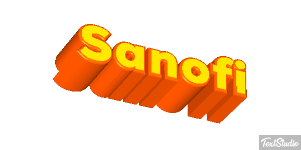 Sanofi Efecto de texto