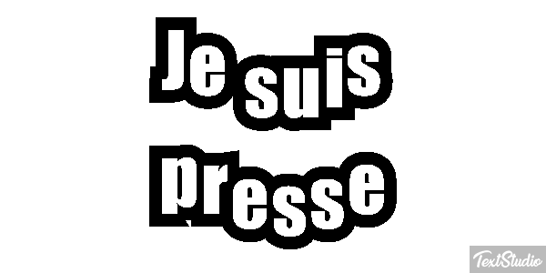 Je suis pressé Effet de texte