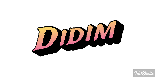 Didim Text effect