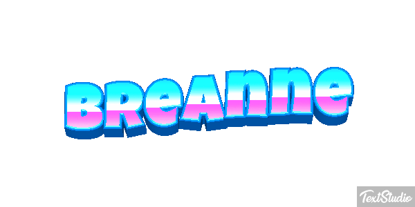Breanne Текстовый эффект