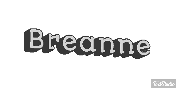 Breanne Текстовый эффект