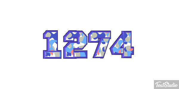 1274 Tekst effect