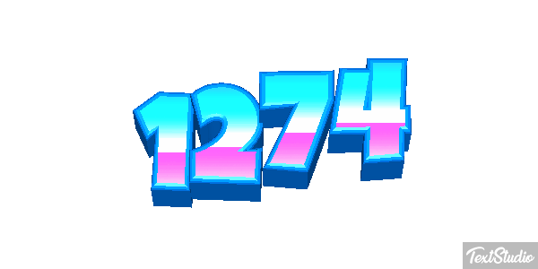1274 Tekst effect