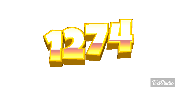 1274 Tekst effect