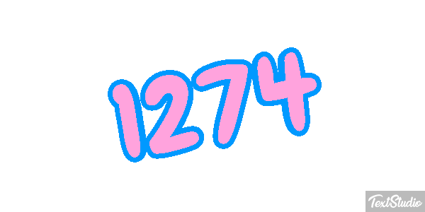 1274 Tekst effect
