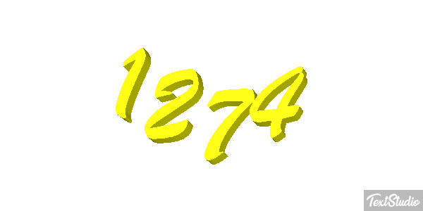 1274 Tekst effect