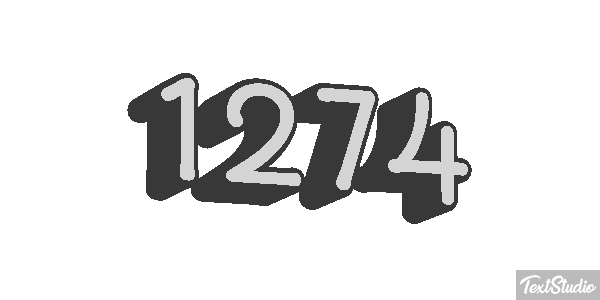 1274 Tekst effect