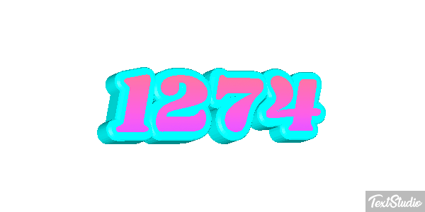 1274 Tekst effect