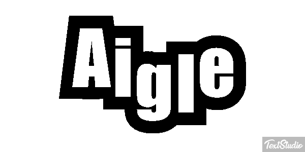 Aigle テキスト効果