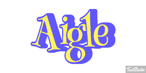 Aigle テキスト効果