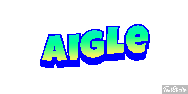 Aigle テキスト効果