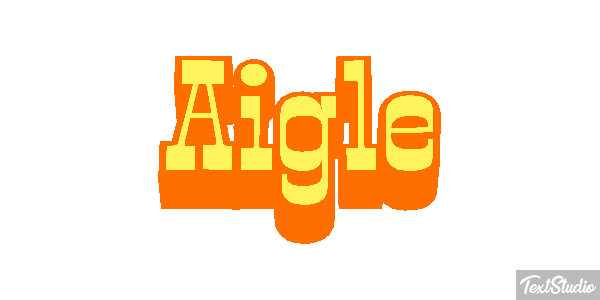 Aigle テキスト効果