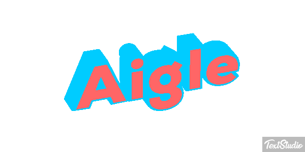 Aigle テキスト効果