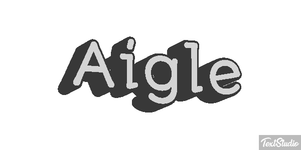 Aigle テキスト効果