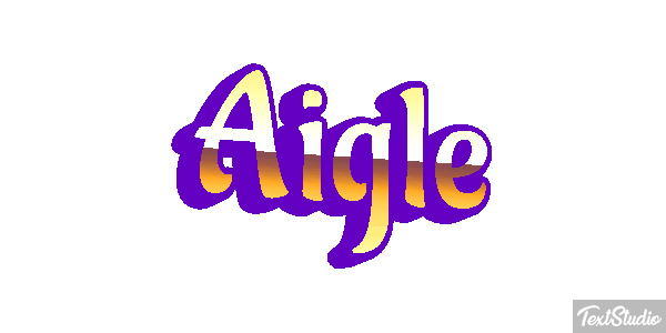 Aigle テキスト効果