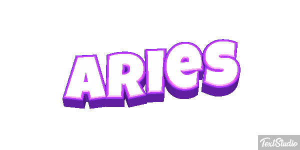 Aries Effet de texte