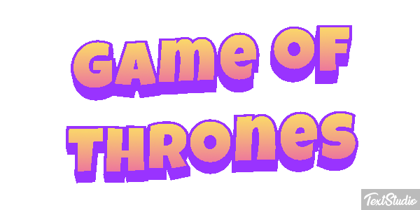Game of Thrones Efekt tekstowy