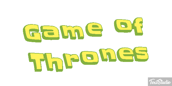 Game of Thrones Efekt tekstowy