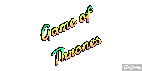Game of Thrones Efekt tekstowy