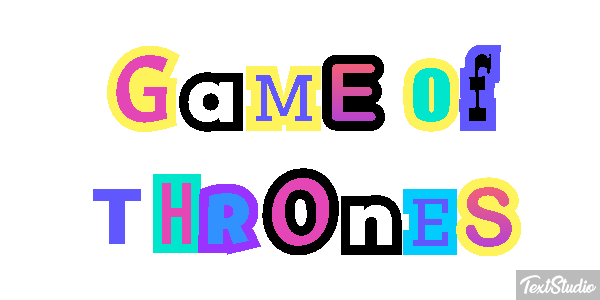 Game of Thrones Efekt tekstowy