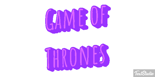 Game of Thrones Efekt tekstowy