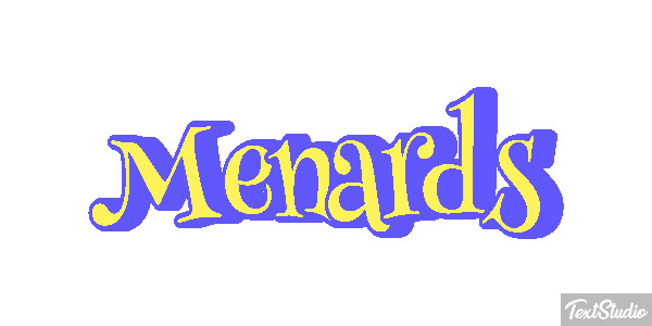 Menards Tekst effect