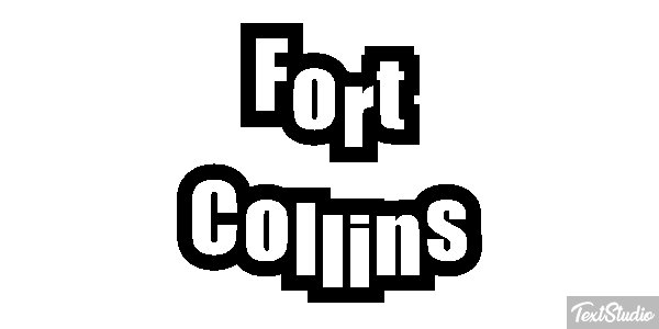 Fort Collins Efeito do texto