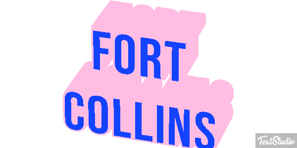 Fort Collins Efeito do texto