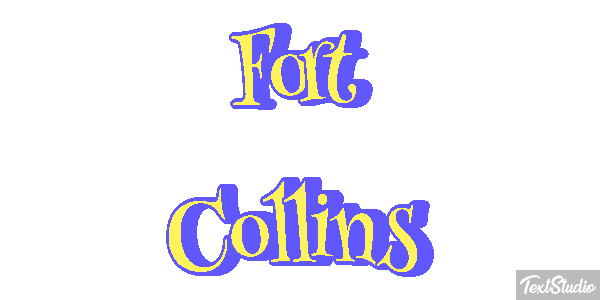 Fort Collins Efeito do texto