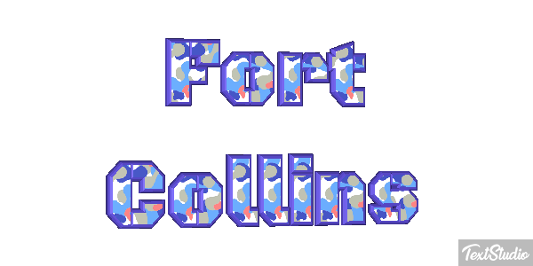 Fort Collins Efeito do texto