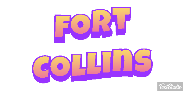 Fort Collins Efeito do texto