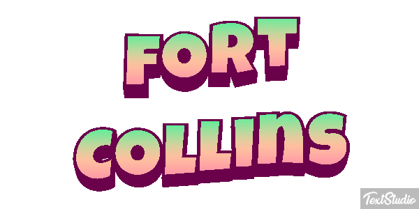 Fort Collins Efeito do texto