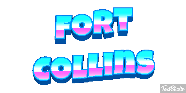 Fort Collins Efeito do texto