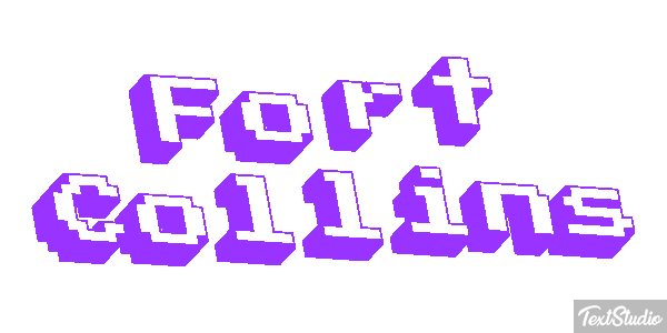 Fort Collins Efeito do texto