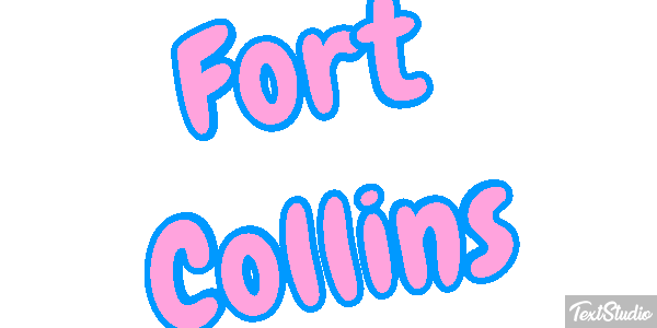 Fort Collins Efeito do texto