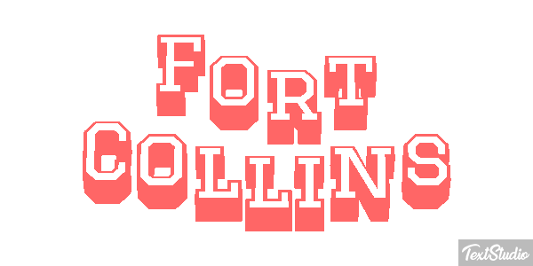 Fort Collins Efeito do texto